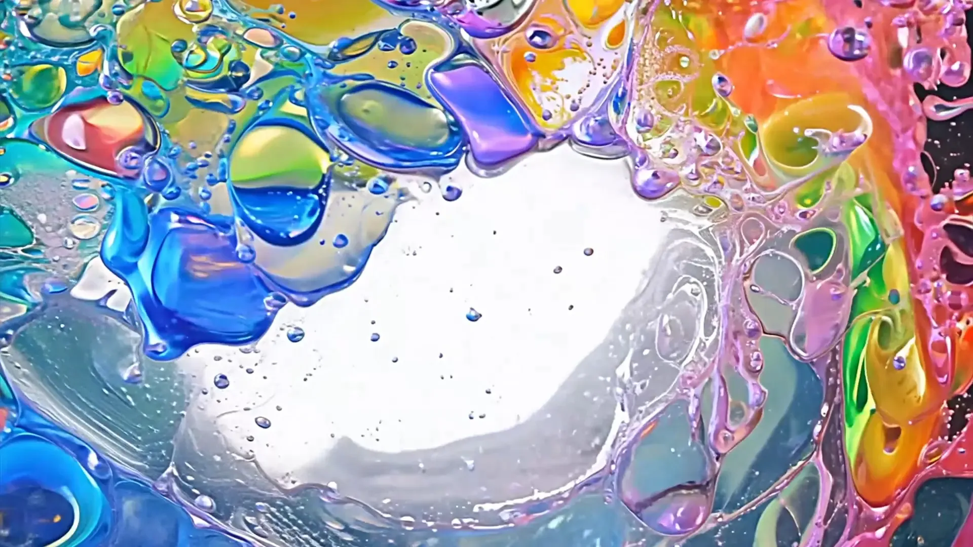 Abstract Liquid Wave Overlay for Creative Logo Animation Projects